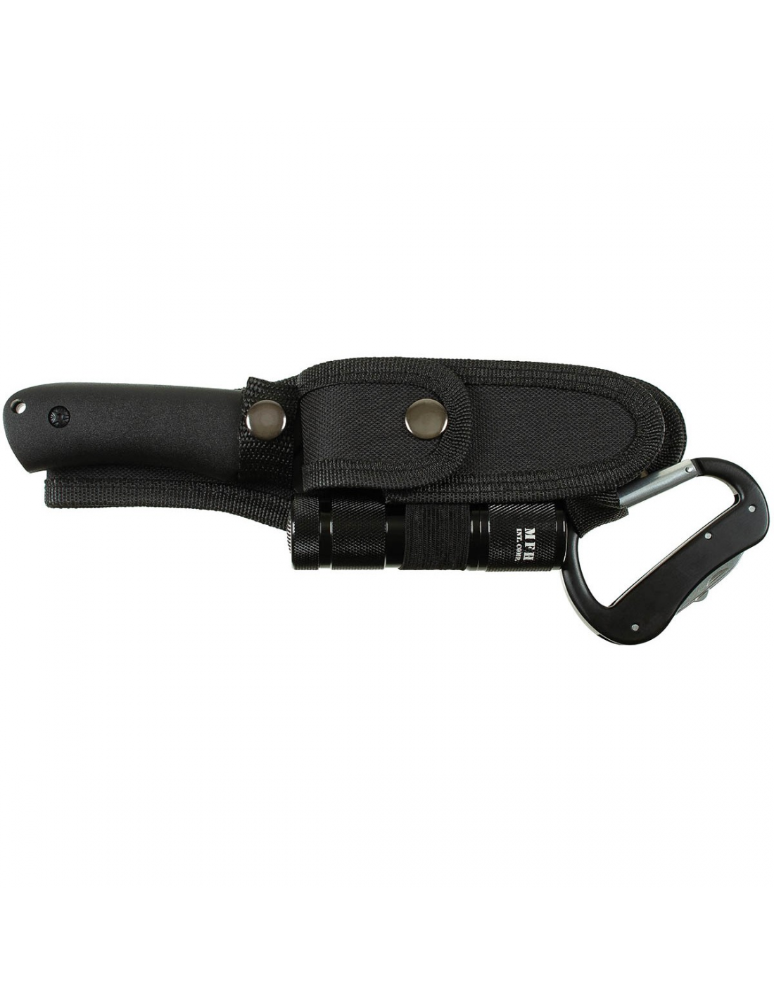 XHMAXE 10 Moschettoni In Acciaio Al Carbonio, Nero, 80mm Con Molla Rinforzata - Ganci A Scatto Portata 250kg Per Chiavi, Amache, Campeggio, Escursionismo