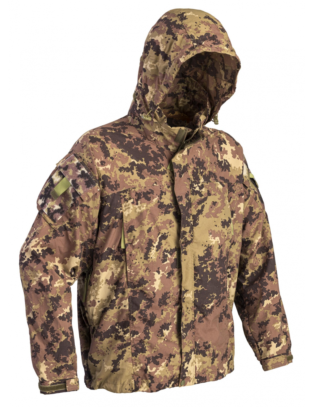 DEFCON 5 Giacca Tattica Softshell Con Cappuccio Staccabile D5-3430, Colori: OD Green, Black, Coyote Brown (Nero, XL)