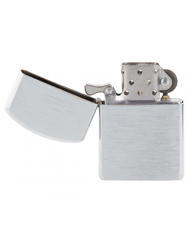 Accendino Zippo Click Nero Opaco – A Benzina, Ricaricabile, Antivento, Confezione Regalo