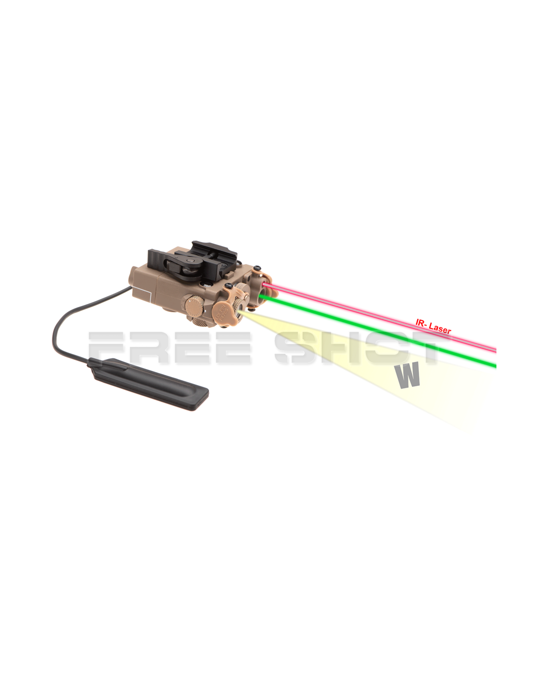 ANPEQ DBALA2 ILLUMINATOR + GREEN LASER + LASER IR COYOTE (WADSN)